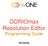 CORIOmax Resolution Editor Programming Guide 2015/03/04