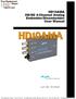 HD10AMA HD/SD 4-Channel Analog Embedder/Disembedder User Manual