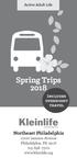 Spring Trips Northeast Philadelphia Jamison Avenue Philadelphia, PA Includes overnight travel