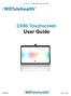 DX80 Touchscreen User Guide