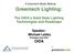 A Greentech Media Webinar. Greentech Lighting: The OIDA s Solid State Lighting Technologies and Roadmaps