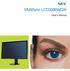 MultiSync LCD3090WQXi. User s Manual