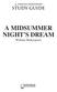STUDY GUIDE. a midsummer night's dream William Shakespeare