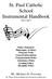 St. Paul Catholic School Instrumental Handbook
