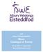 2018 Albury Wodonga Eisteddfod. Music Catalogue of Events. 26 July August 2018 Albury Entertainment Centre
