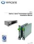 OTS-1L Optiva L-band Transmission System Installation Manual