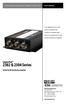 2302 & 2304 Series. Copperlink. 3G/HD/SD-SDI Distribution Amplifier. User s Manual. Communications Specialties Copperlink 2302 & 2304