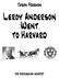 Leroy Anderson Went to Harvard