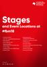 Stages. and Event Locations at #fbm18