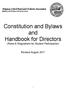 Constitution and Bylaws and Handbook for Directors (Rules & Regulations for Student Participation)
