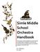 Simle Middle School Orchestra Handbook