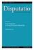 Disputatio. Book Symposium on François Recanati s Mental Files. International Journal of Philosophy. Special Issue. Edited by Fiora Salis
