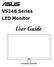 VS248 Series LED Monitor. User Guide