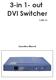 3-in 1- out DVI Switcher