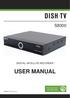 S8300 DIGITAL SATELLITE RECORDER USER MANUAL. Works only with a Satellite Dish. Version 1.0 APRIL 2017