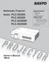 Multimedia Projector. Owner s Manual MODEL PLC-XU305 PLC-XU355 PLC-XU305K PLC-XU355K. Network Supported