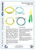 D131x-apbpmslc TECHNICAL DATA. Fiber Optic Patch Cords Simplex LSZH. Description. Features & Benefits