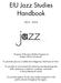 EIU Jazz Studies Handbook