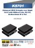 K5701. Enhanced HDMI Extender over Single Cat.X with HDBaseT-Lite, RS-232, Bi-directional IR & PoC. User Manual. rev: Made in Taiwan