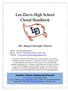 Lee-Davis High School Choral Handbook