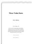 Three Violin Duets. Peter Billam. Peter J Billam, 1987