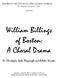 William Billings of Boston: A Choral Drama
