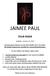 JAIMEE PAUL TOUR RIDER. updated January 10, 2016