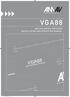 VG A 88 VGA88. 8x8 VGA Matrix Switcher. VGA88 manual.indd 1 12/3/07 2:24:47 PM