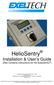 HelioSentry Installation & User s Guide (Also Contains Instructions for the SolarSentry )