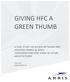 GIVING HFC A GREEN THUMB