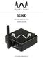 blink USER GUIDE Bluetooth capable Reclocker Wyred 4 Sound. All rights reserved. v1.0