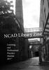 NCAD Library Zine Learning and Professional Practice Module 2017