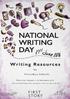 National Writing Day. National Writing Day Wednesday 27th June