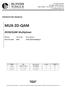 MUX-2D-QAM. 8VSB/QAM Multiplexer INSTRUCTION MANUAL. Model Stock No. Description. MUX-2D-QAM VSB/QAM Multiplexer
