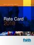 INSPIRE ENCOURAGE CONNECT. Rate Card