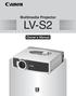 Multimedia Projector LV-S2. Owner s Manual. English