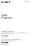 Data Projector VPL-FH500L VPL-FX500L (1)