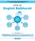 STD. VI English Balbharati