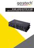 EGE-UHD-EXTIP-KVM. HDMI / VGA over IP Extender with scaler and KVM functions