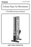 Column Type Air Micrometer. CAG2000 Instruction Manual