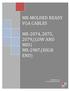 MX-MOLDED READY VGA CABLES MX-2074, 2075, 2079,(LOW AND MID) MX-2987,(HIGH END) MDR Electronics
