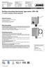 Surface-mounting thermostat, type series ATH.-SE to monitor seagoing vessel equipment