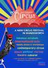4-13 May A NEW CIRCUS FESTIVAL IN WANDSWORTH