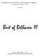 Best of Belhaven III. THE BELHAVEN UNIVERSITY DEPARTMENT OF MUSIC Dr. Stephen W. Sachs, Chair. presents