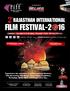 FILMFESTIVAL-216 RAJASTHANINTERNATIONAL FILM FESTIVAL January 2016 INTERNATIONAL SEMINAR