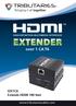 over 1 CAT6 HX1C6 Extends HDMI 140 feet