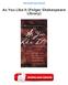 As You Like It (Folger Shakespeare Library) PDF