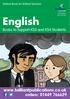 English.   orders: Books to Support KS3 and KS4 Students. Brilliant Books for Brilliant Teachers