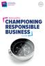 Member guidelines CHAMPIONING RESPONSIBLE BUSINESS