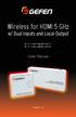 Wireless for HDMI 5 GHz
